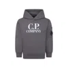 C.p. Company Undersixteen Grey Sweatshirt For Boy With Logo In Grey