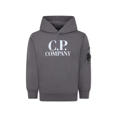 C.p. Company Undersixteen Kids' Grey Sweatshirt For Boy With Logo