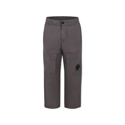 C.p. Company Undersixteen Kids' Grey Trousers For Boy With Logo