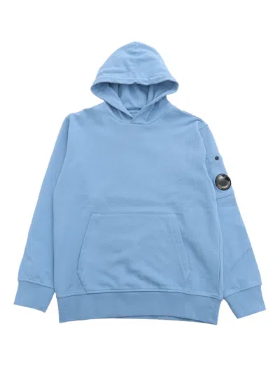 C.p. Company Undersixteen Kids' Hoodie In Blue