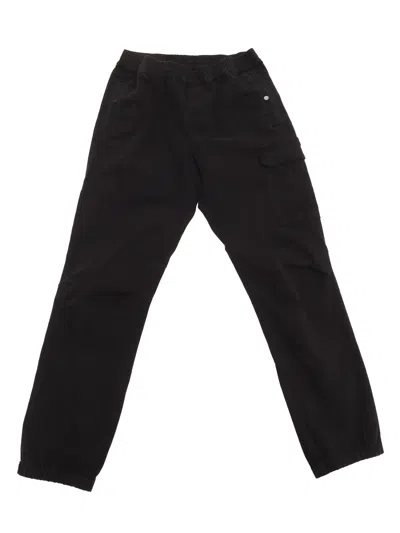 C.p. Company Undersixteen Kids' Black Trousers For Boy With C.p. Company Lens