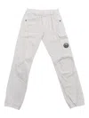 C.p. Company Undersixteen Long Pants In White