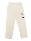 C.p. Company Undersixteen Long Pants In White