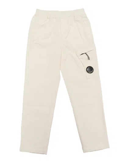 C.p. Company Undersixteen Kids' Long Pants In White
