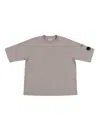 C.p. Company Undersixteen Short Sleeved Maxi T-shirt In Gray
