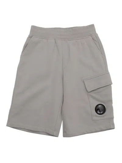 C.p. Company Undersixteen Kids' Shorts In Gray