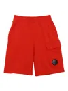 C.p. Company Undersixteen Shorts In Red