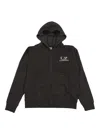 C.p. Company Undersixteen Zipped Hoodie In Black