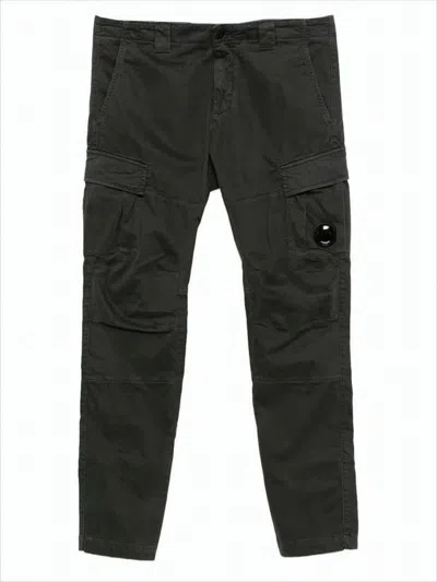C.P. COMPANY UTILITARIAN STRAIGHT PANTS WITH FLAP CARGO POCKETS
