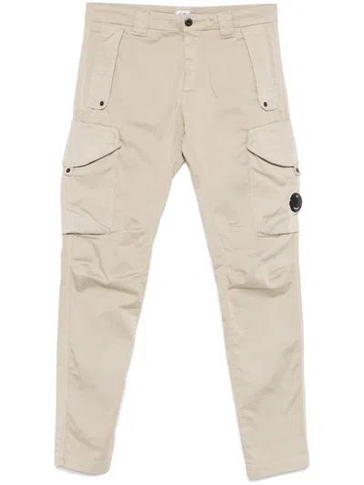 C.p. Company Utility Cargo Trousers In Grey