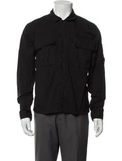 Pre-owned C.p. Company Utility Jacket In Black