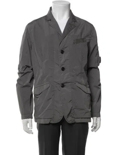 Pre-owned C.p. Company Utility Jacket In Gray