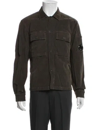 Pre-owned C.p. Company Utility Jacket In Green