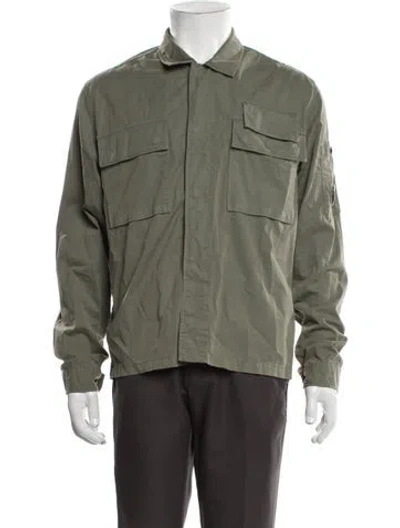 Pre-owned C.p. Company Utility Jacket In Green