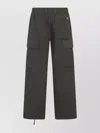 C.p. Company Cargo Trousers With Distinctive Lens Detail And Adjustable Hem In Gray