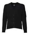 C.p. Company Long-sleeved Sweater In Blue