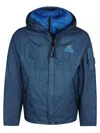 C.p. Company Hooded Gore Medium Jacket In Green