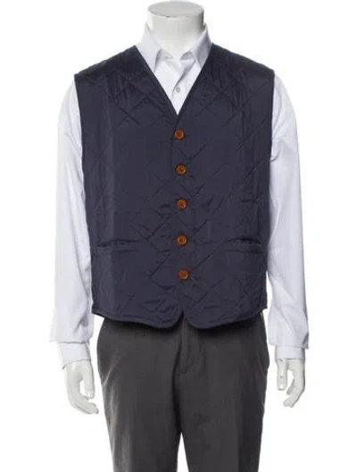 Pre-owned C.p. Company Vest In Blue