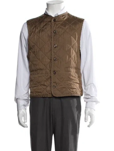 Pre-owned C.p. Company Vest In Brown
