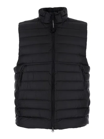 C.p. Company Vest In Dd-shell In Black