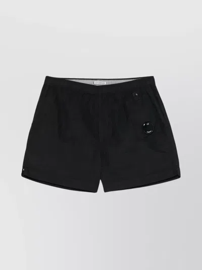 C.p. Company Waist Drawstring Swim Boxers With Pocket Detail