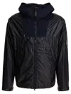 C.p. Company Hooded Jacket With Distinctive Lens Detail In Black