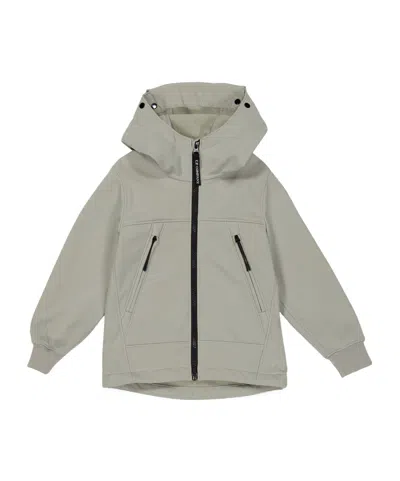 C.p. Company Waterresistant Hooded Jacket In Gray