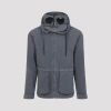 C.p. Company C.p.company Wax Explorer Jacket With Goggle Details In Blue