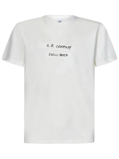 C.p. Company Crewneck T-shirt In White