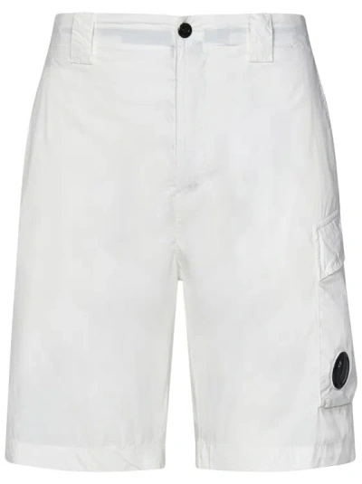 C.p. Company White Bermuda Shorts