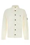 C.p. Company C.p.company White Cotton Blend Jacket In White