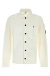 C.p. Company C.p.company White Cotton Blend Jacket In White