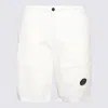 C.P. COMPANY WHITE COTTON SHORTS