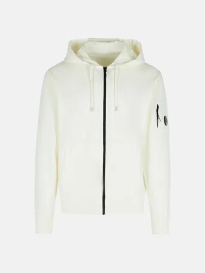 C.p. Company White Cotton Sweatshirt