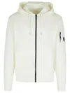 C.p. Company White Cotton Sweatshirt Men In White