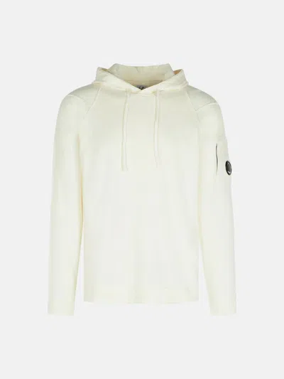 C.p. Company White Cotton Sweatshirt