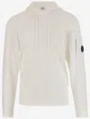 C.p. Company Cp Company Sea Island Cotton Sweatshirt With Logo In Brown