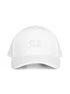 C.p. Company White C.p. Shell-r Logo Baseball Cap In White