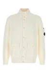 C.p. Company C.p.company White Cotton Cardigan