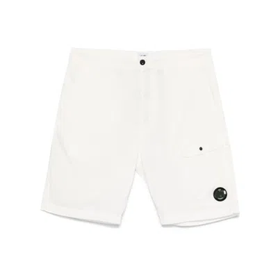 C.P. COMPANY WHITE SHORTS