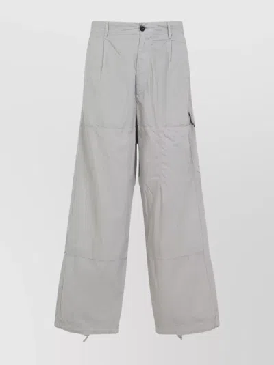 C.P. COMPANY WIDE LEG TROUSERS DRAWSTRING HEM