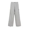 C.p. Company London Fog Grey Cotton Cargo Pants In Gray