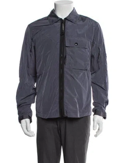 Pre-owned C.p. Company Windbreaker In Gray