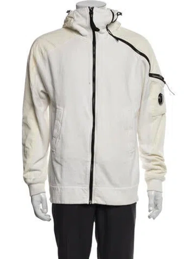 Pre-owned C.p. Company Windbreaker In Neutral