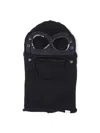 C.p. Company Wool Balaclava Featuring Integrated Goggles In Black