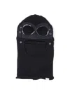C.p. Company Wool Balaclava Featuring Integrated Goggles In Black