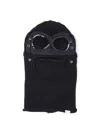 C.p. Company Wool Balaclava Featuring Integrated Goggles In Black