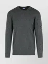 C.p. Company Graphite Wool Blend Sweater Men In Gray