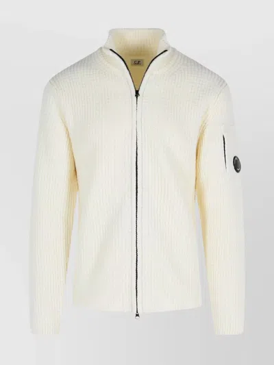 C.P. COMPANY WOOL BLEND SWEATER HIGH COLLAR