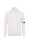 C.p. Company Wool Blend Turtleneck In Sand